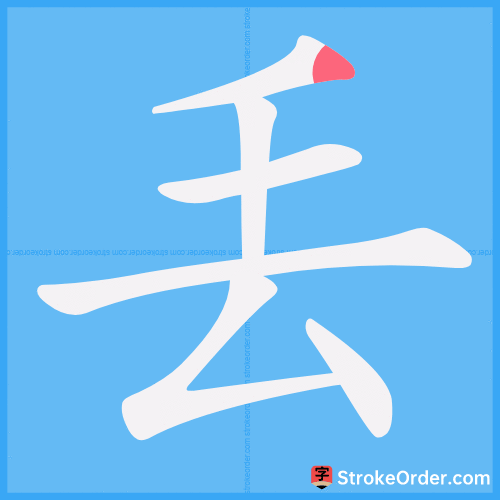 丟 Stroke Order Animation