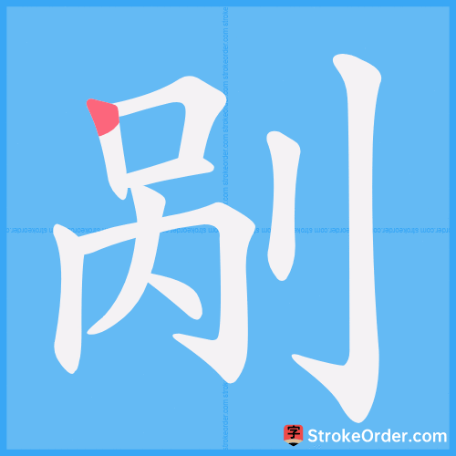 剐 Stroke Order Animation