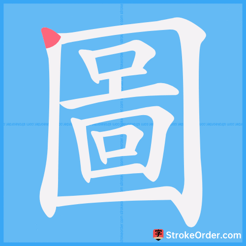 圖 Stroke Order Animation