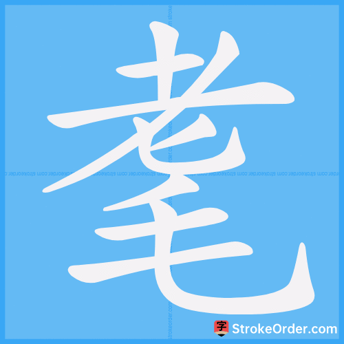 耄 Stroke Order Animation