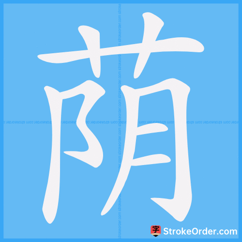 荫 Stroke Order Animation