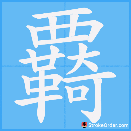 覉 Stroke Order Animation