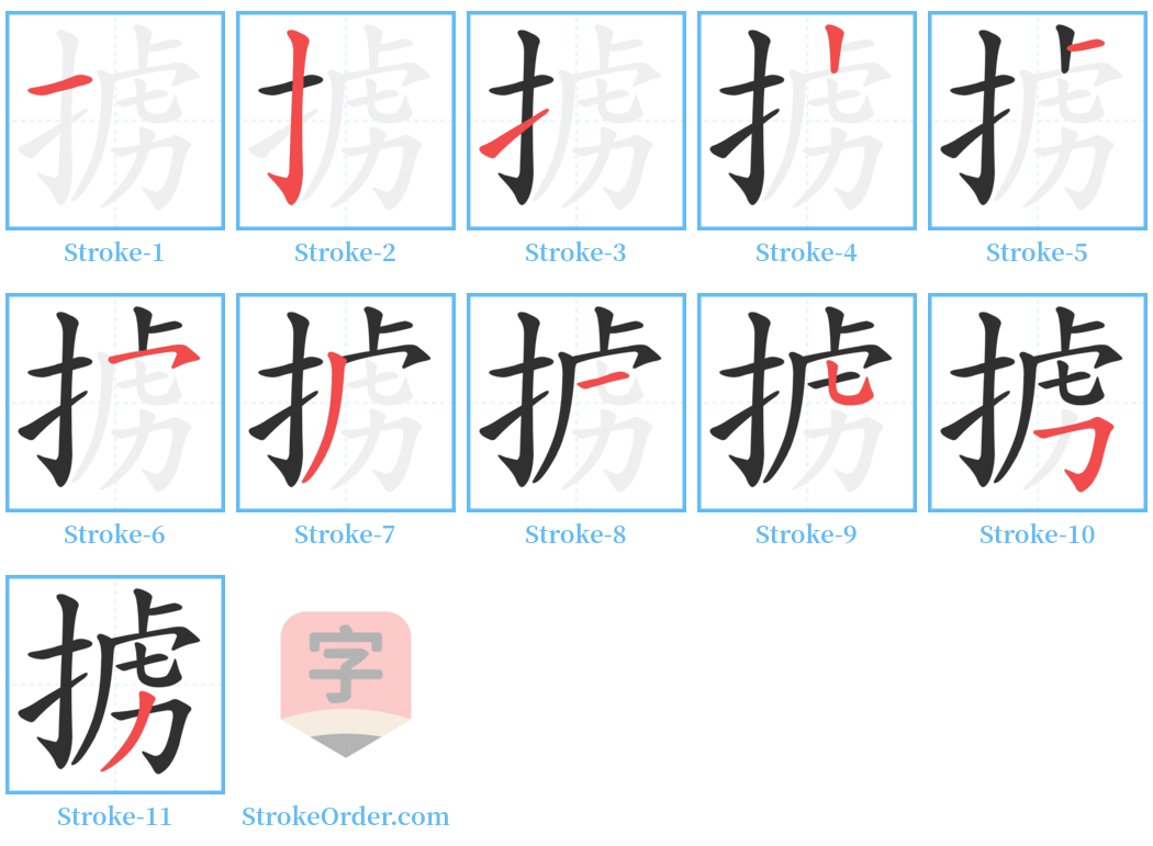 掳 Stroke Order Diagrams