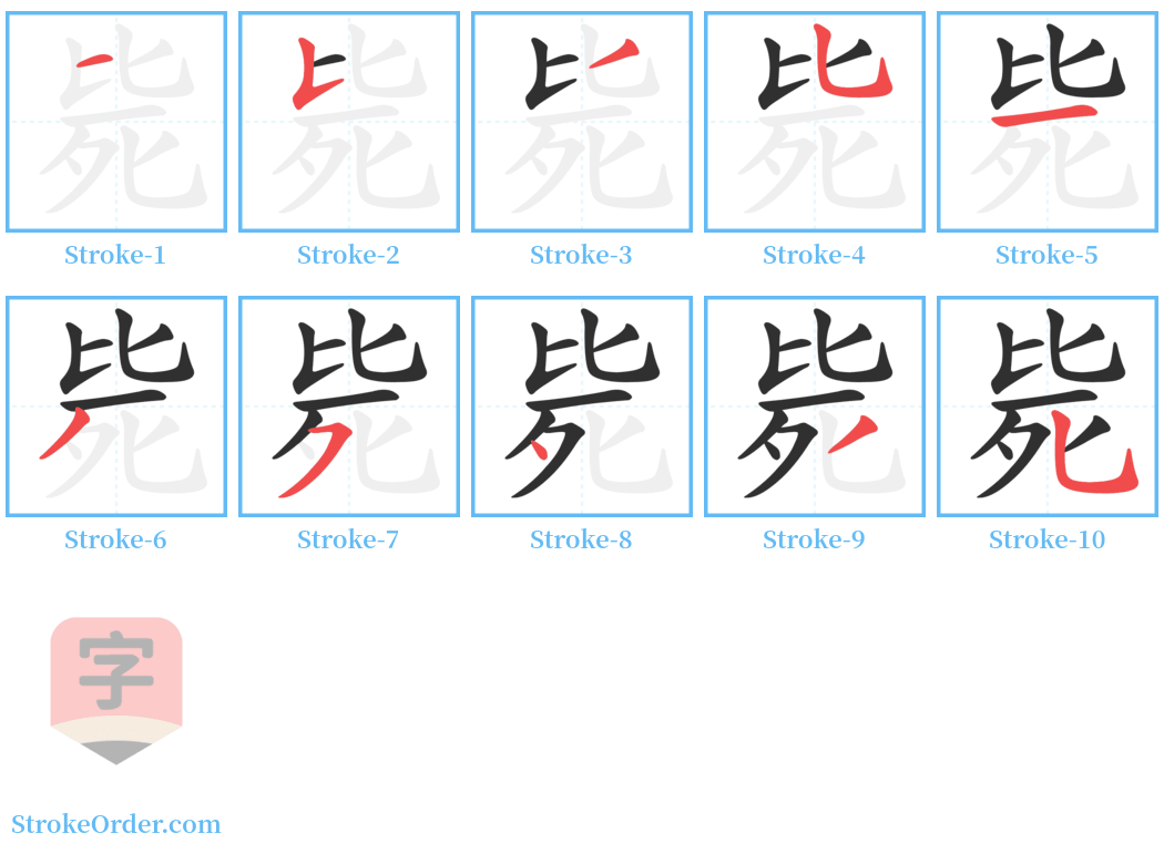 毙 Stroke Order Diagrams