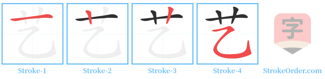 䔼 Stroke Order Diagrams